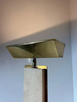 Discount Pamono Travertine Floor Lamp by Camille Breesch