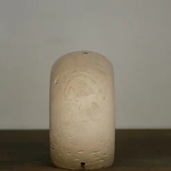 Pamono Travertine Table Lamp by Cesari for Sormani, 1970s