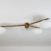 New Pamono Tre Lune Ceiling Lamp by Angelo Lelii for Arredoluce, 1960s