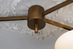 New Pamono Tre Lune Ceiling Lamp by Angelo Lelii for Arredoluce, 1960s