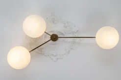 New Pamono Tre Lune Ceiling Lamp by Angelo Lelii for Arredoluce, 1960s