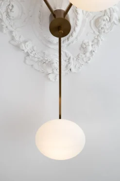 New Pamono Tre Lune Ceiling Lamp by Angelo Lelii for Arredoluce, 1960s