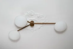 New Pamono Tre Lune Ceiling Lamp by Angelo Lelii for Arredoluce, 1960s