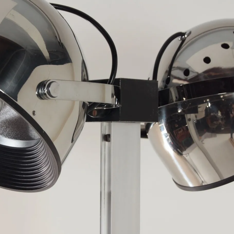 Best Pamono Trepiu Floor Lamp by Gae Aulenti & Livio Castiglioni for Stilnovo, 1970s