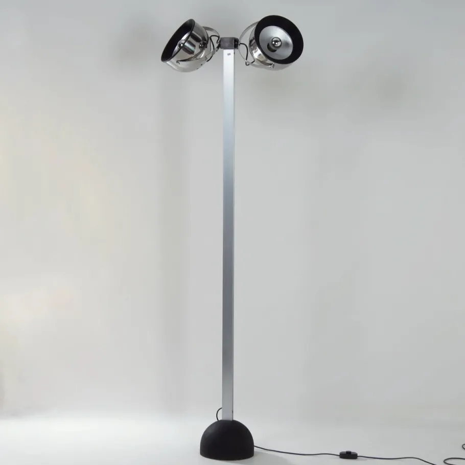 Best Pamono Trepiu Floor Lamp by Gae Aulenti & Livio Castiglioni for Stilnovo, 1970s