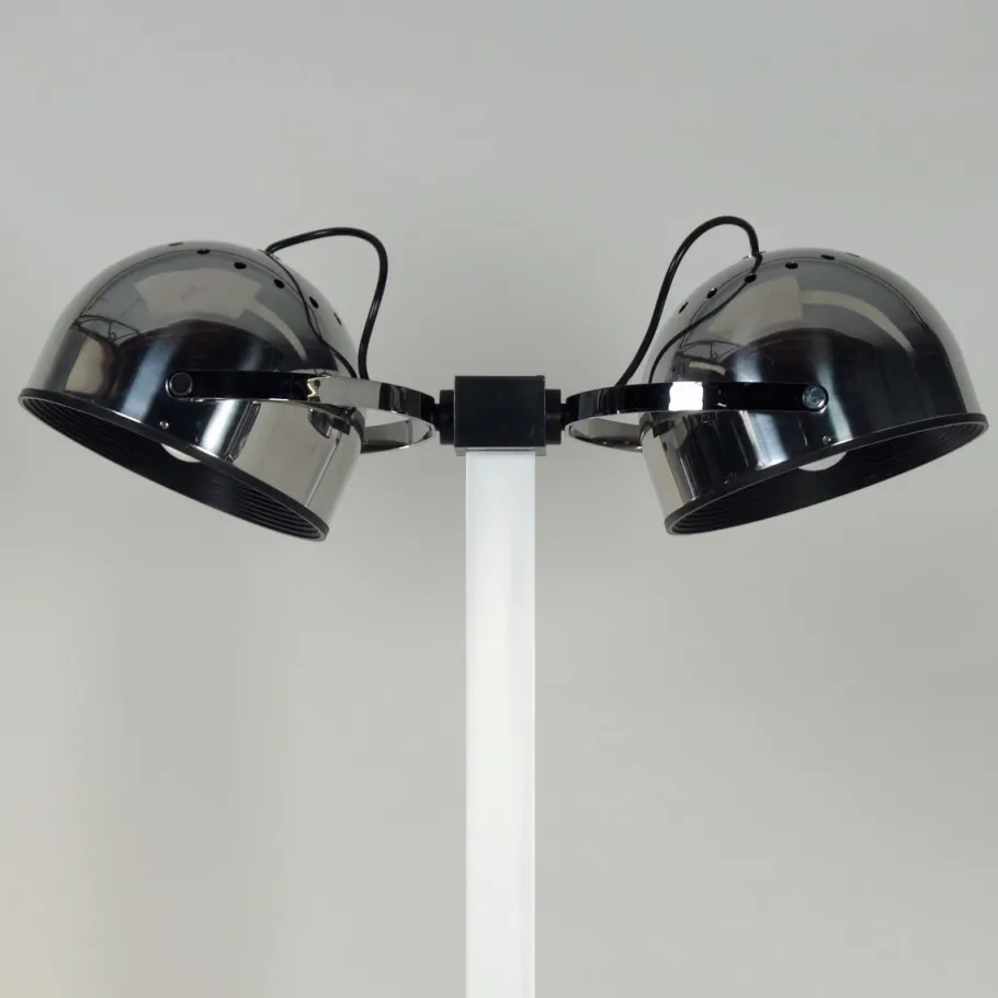 Best Pamono Trepiu Floor Lamp by Gae Aulenti & Livio Castiglioni for Stilnovo, 1970s