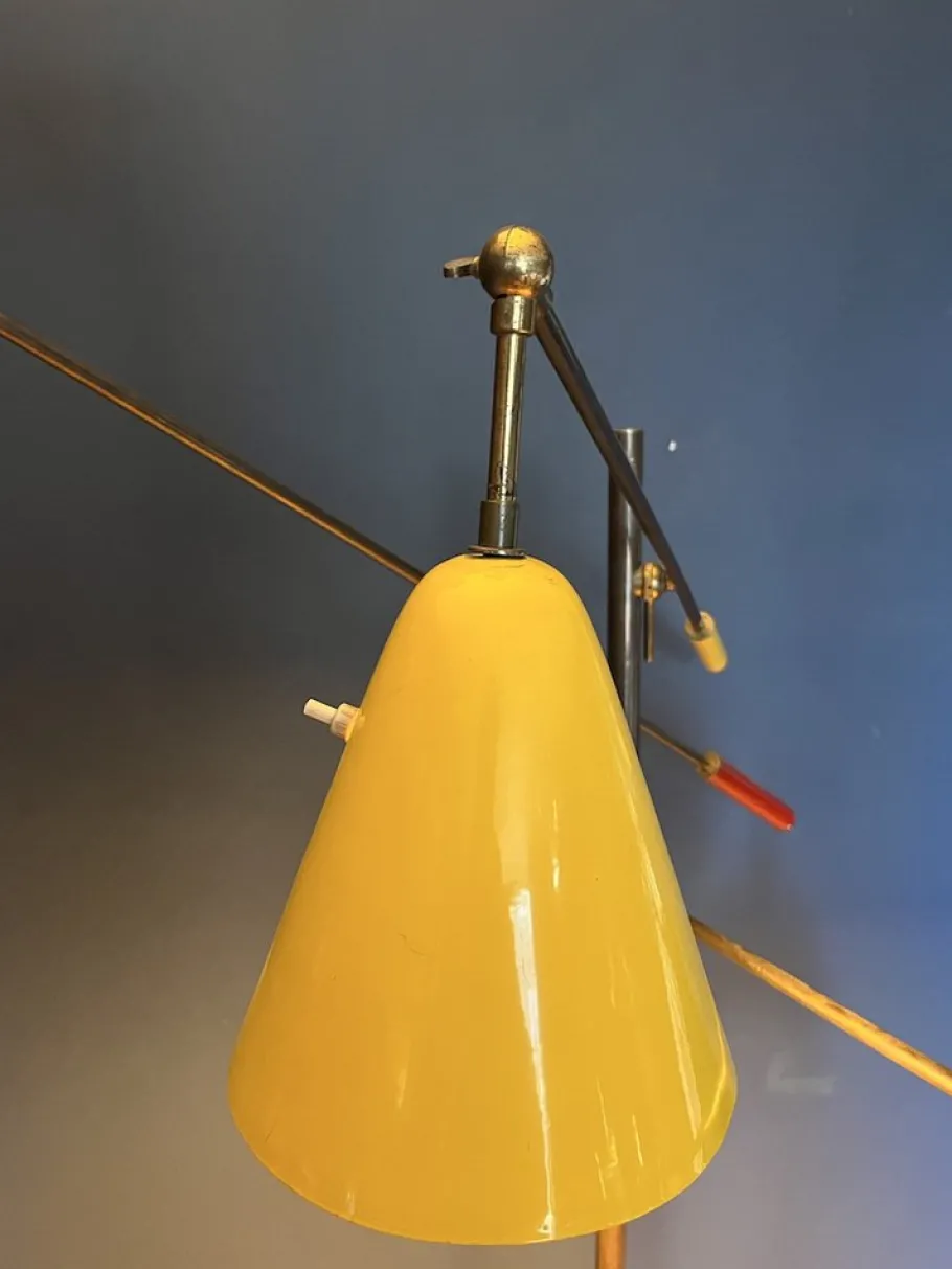 New Pamono Triennial Lamp attributed to Angelo Lelli for Arredoluce, Italy, 1950s