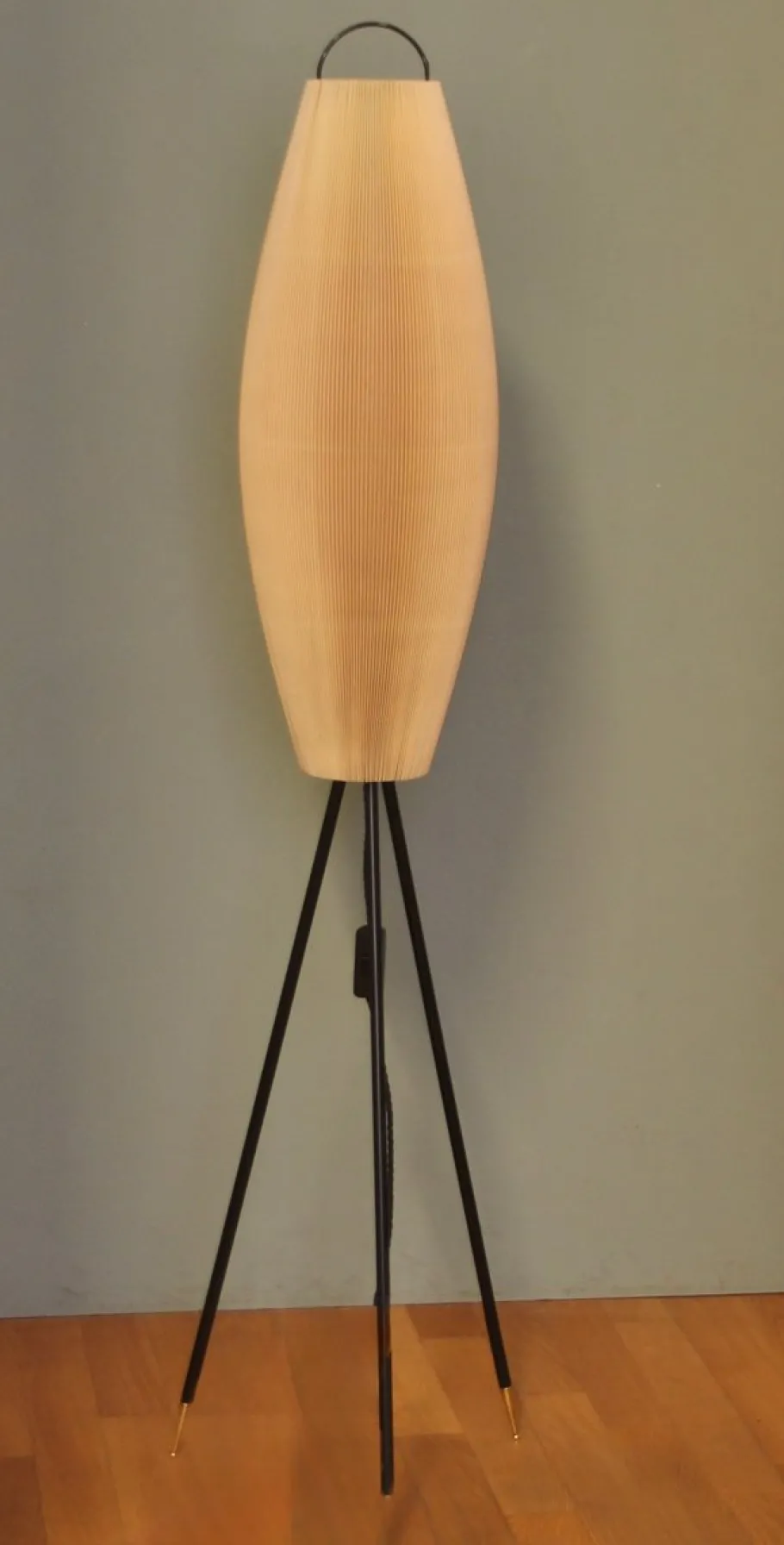Discount Pamono Tripod Floor Lamp in the style of Rispal, 1950s