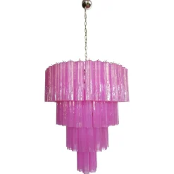 Discount Pamono Tronchi Chandeliers in the Style of Toni Zuccheri for Venini, Murano, Set of 2