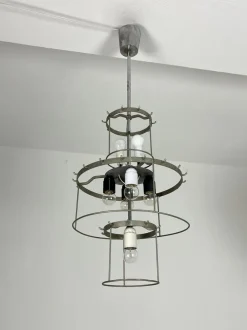Sale Pamono Tronchi Murano Glass Chandelier, 1960s
