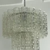 Discount Pamono Tronchi Murano Glass Chandelier, Italy, 1960s