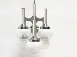 Best Pamono Trumpet Chandelier in Chrome by Sciolari