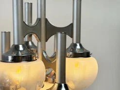 Best Pamono Trumpet Chandelier in Chrome by Sciolari