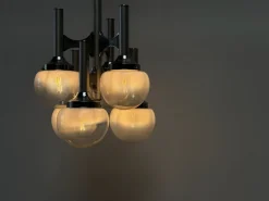 Best Pamono Trumpet Chandelier in Chrome by Sciolari