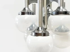 Best Pamono Trumpet Chandelier in Chrome by Sciolari