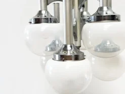 Best Pamono Trumpet Chandelier in Chrome by Sciolari