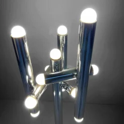Discount Pamono Tubular Chrome Floor Lamp, Italy, 1970s