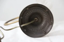 Pamono Tulip Glass Lampshade Accent Table Lamp, France, 1970s