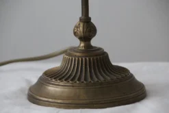 Pamono Tulip Glass Lampshade Accent Table Lamp, France, 1970s