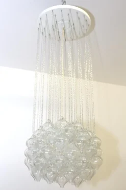 New Pamono Tulipan Chandelier by J.T. Kalmar, 1960s