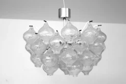 Hot Pamono Tulipan 10-Light Chandelier from J.T. Kalmar, 1960s