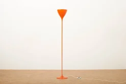 Best Pamono Tulip-Shaped Model 41837 Lamp in Orange Metal from Bag Turgi, 1962