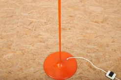 Best Pamono Tulip-Shaped Model 41837 Lamp in Orange Metal from Bag Turgi, 1962