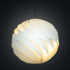 New Pamono Turbo Pendant Light by Louis Weisdorf for Lyfa, 1965