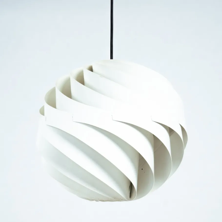 New Pamono Turbo Pendant Light by Louis Weisdorf for Lyfa, 1965