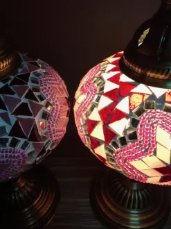 Best Pamono Turkish Pink Mosaic Lamp
