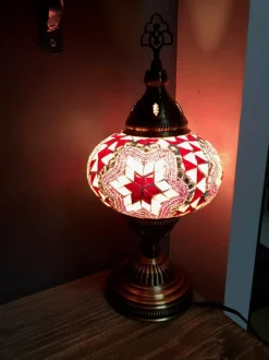 Best Pamono Turkish Pink Mosaic Lamp