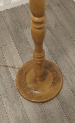 Best Pamono Turned Beech Floor Standing Lamp