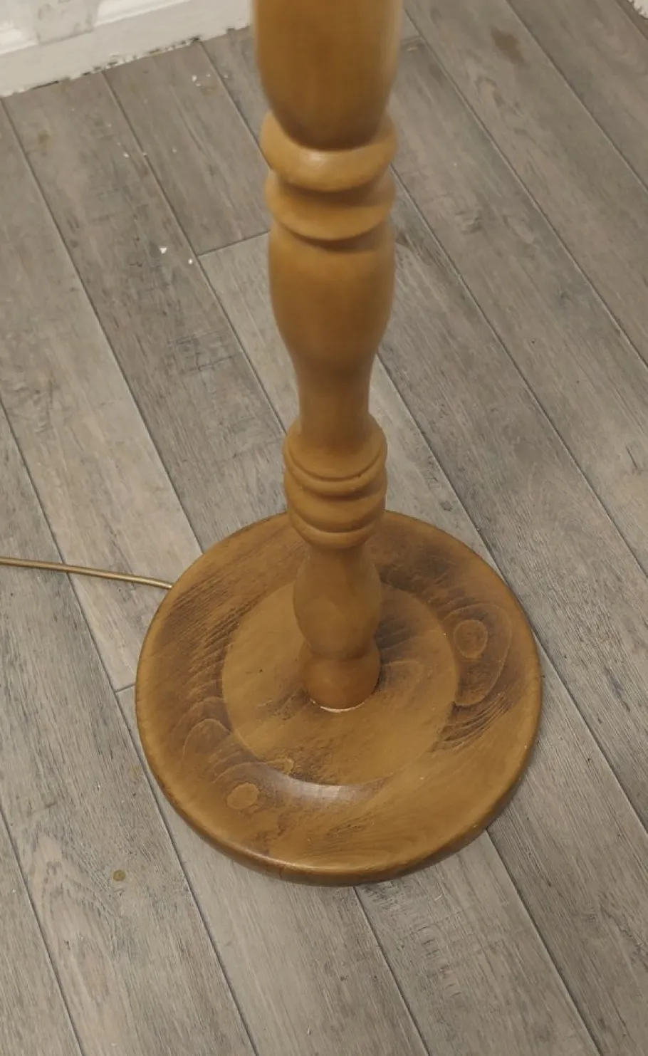 Best Pamono Turned Beech Floor Standing Lamp