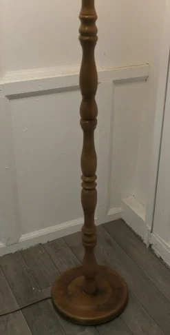 Best Pamono Turned Beech Floor Standing Lamp