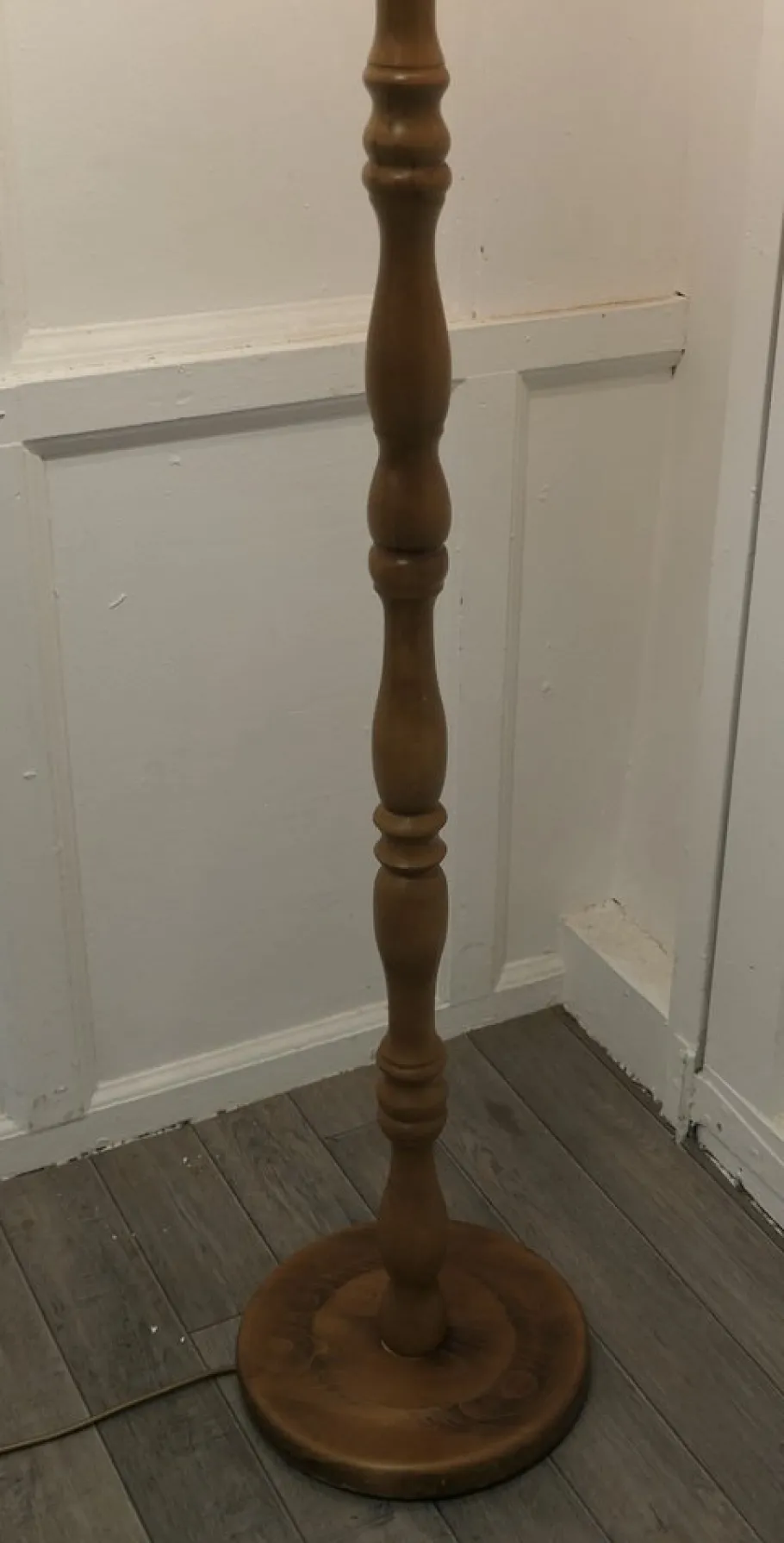 Best Pamono Turned Beech Floor Standing Lamp