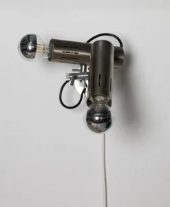 New Pamono Two-Light Wall Lamp attributed to Alain Richard