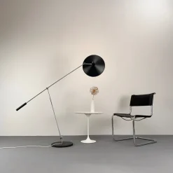 Pamono Type 600 Model 51 Floor Lamp by Rico and Rosemarie for Baltensweilerr, Switzerland, 1951