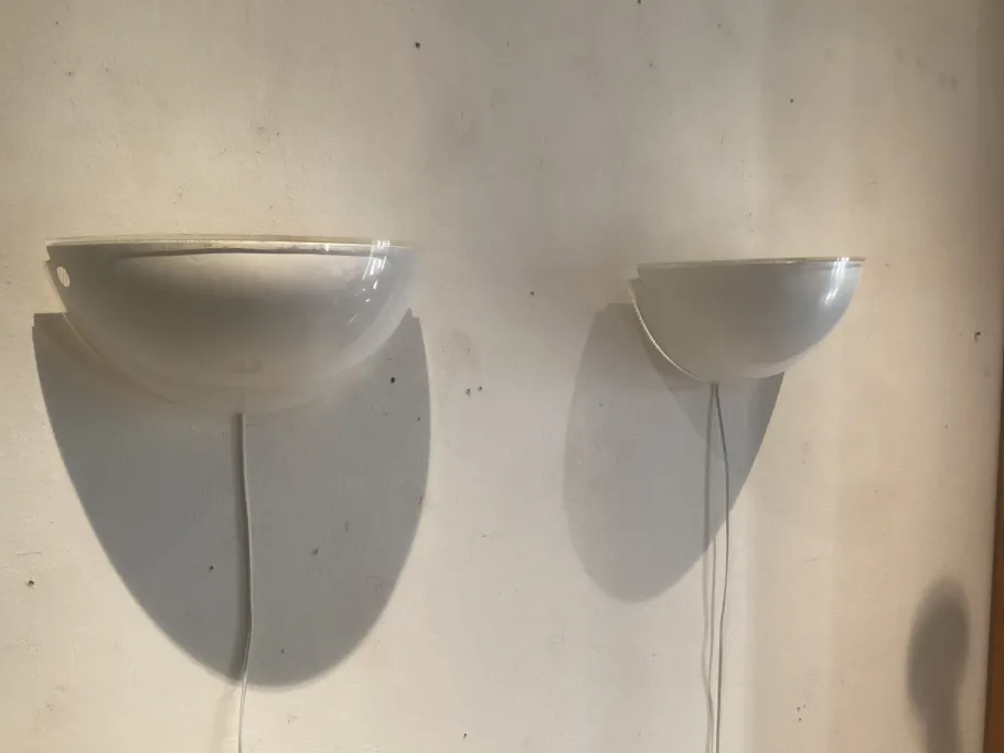 Discount Pamono Type Quarto Wall Lamps by Tobias Scarpa by Tobia & Afra Scarpa for Flos. 1970s