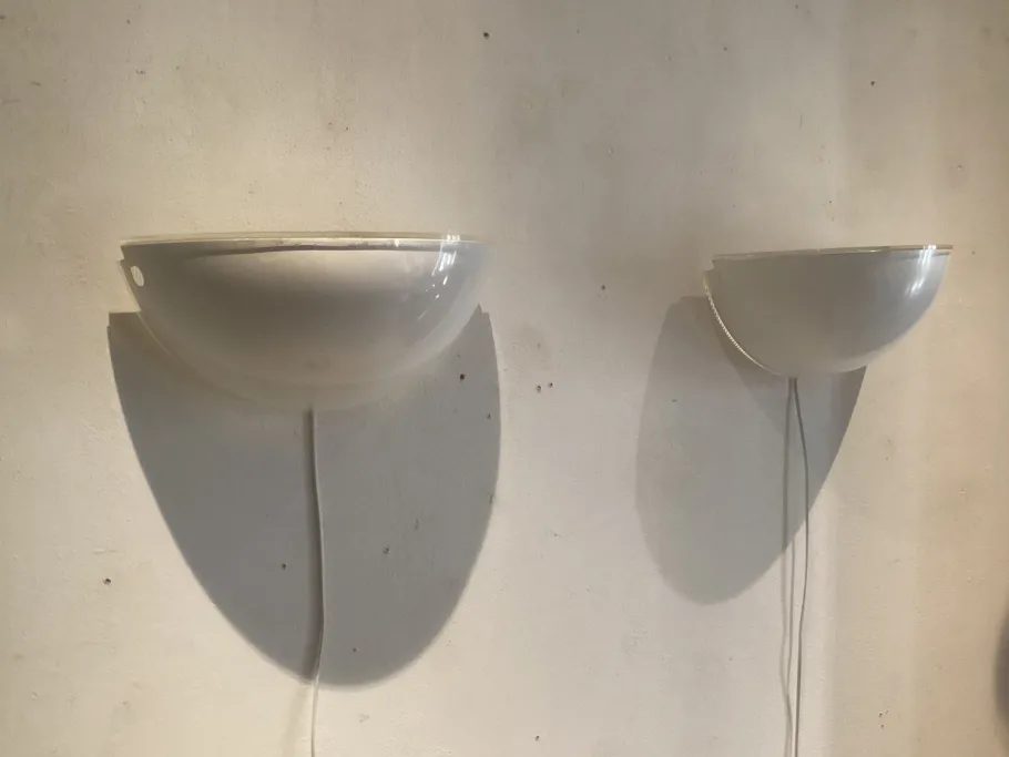 Discount Pamono Type Quarto Wall Lamps by Tobias Scarpa by Tobia & Afra Scarpa for Flos. 1970s