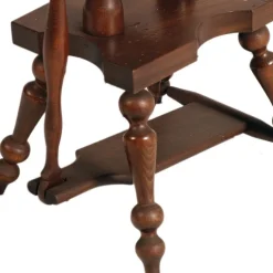 Outlet Pamono Tyrolean Wooden Spinning Wheel Floor Lamp, 1800s