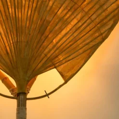 Clearance Pamono Uchiwa Floor Lamp by Ingo Maurer for Design M, Germany, 1977