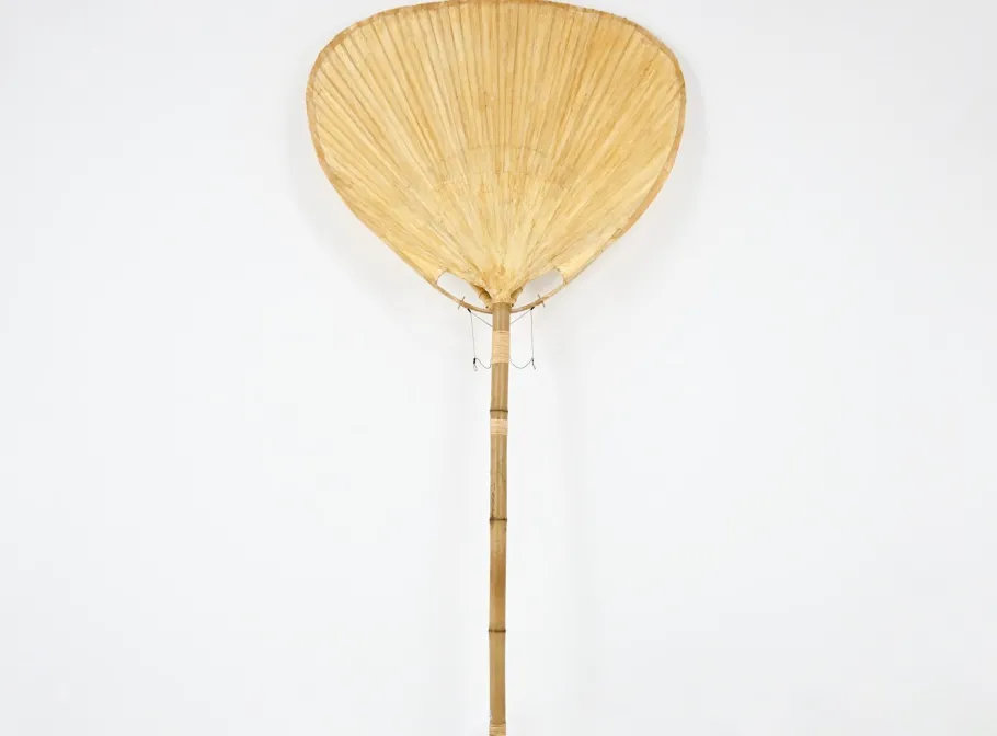 Hot Pamono Uchiwa Floor Lamp by Ingo Maurer for Design M, 1970s