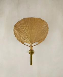 Best Pamono Uchiwa II Wall Lamp by Ingo Maurer, 1970