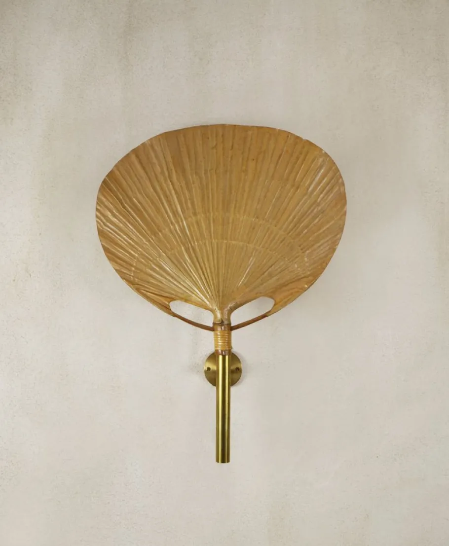 Best Pamono Uchiwa II Wall Lamp by Ingo Maurer, 1970