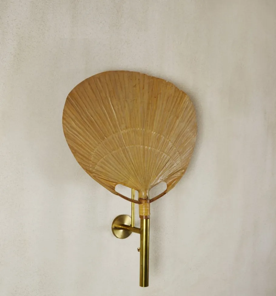 Best Pamono Uchiwa II Wall Lamp by Ingo Maurer, 1970