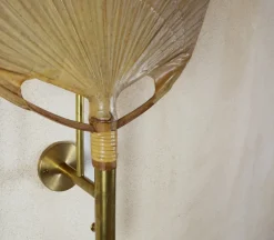 Best Pamono Uchiwa II Wall Lamp by Ingo Maurer, 1970