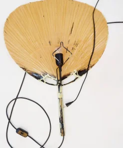 Pamono Uchiwa III Wall Lamps by Ingo Maurer for M Design, 1970s, Set of 2