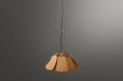 Clearance Pamono Uchiwa ‘Ju Yon Chandelier attributed to Ingo Maurer, Germany, 1970s