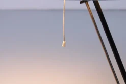 New Pamono Ufo Shaped Baby Blue Table Lamp in Metal by Nedalo, 1950s