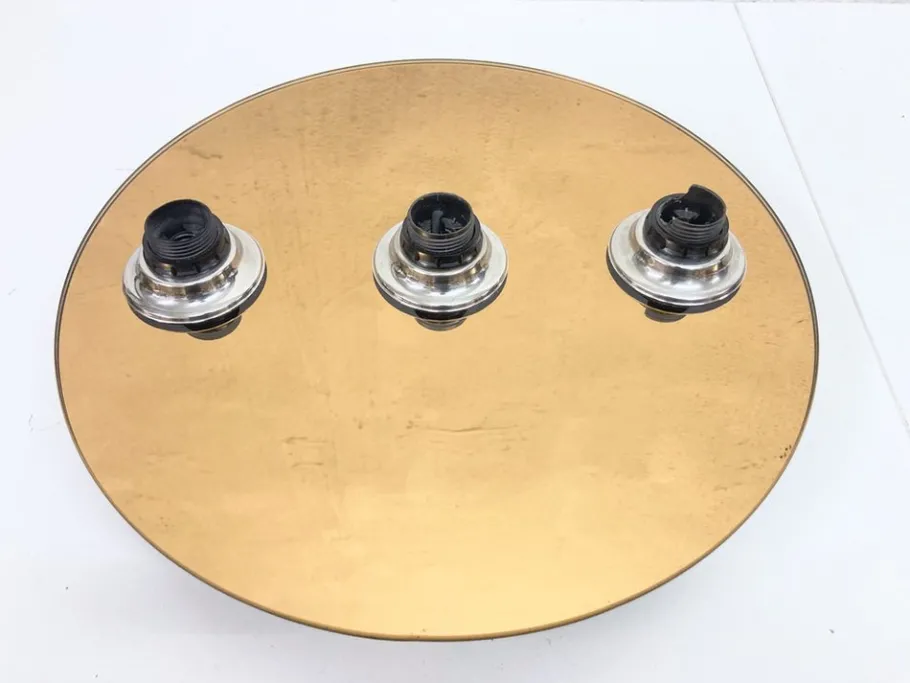 Discount Pamono UFO Wall Lamp in Mirror Glass from Fischer Leuchten, 1970s-1980s